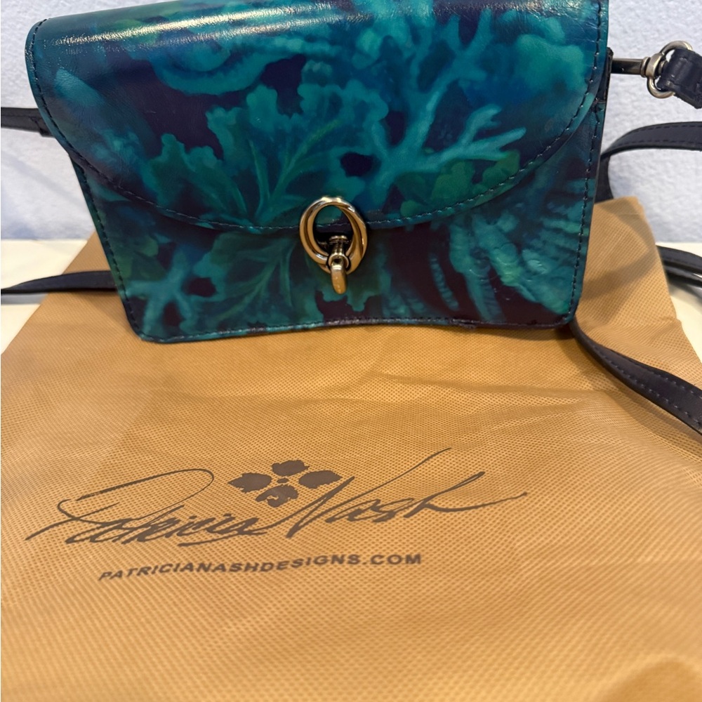 Patricia Nash Deep Blue Sea Cassano Crossbody Bag